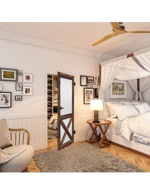 Ganzglastür - Country Altholz Astig Model 54