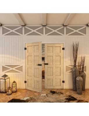 Ganzglastür - Country Astkiefer Model 60 - modernes Zuhause