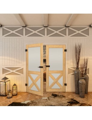 Ganzglastür - Country Sonoma Eiche Model 53-modernes Zuhause