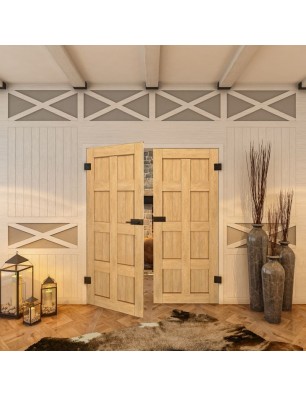 Ganzglastür - Country Sonoma Eiche Model 60-modernes Zuhause