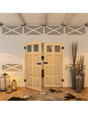 Ganzglastür - Country Sonoma Eiche Model 63-modernes Zuhause