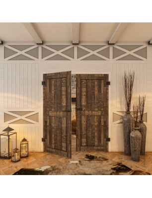 Ganzglastür - Country Altholz Astig Model 20