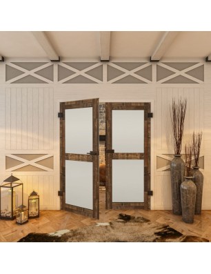 Ganzglastür - Country Altholz Astig Model 24