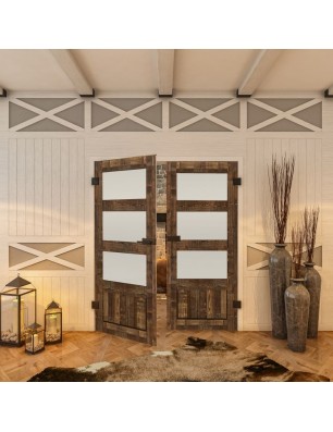 Ganzglastür - Country Altholz Astig Model 37