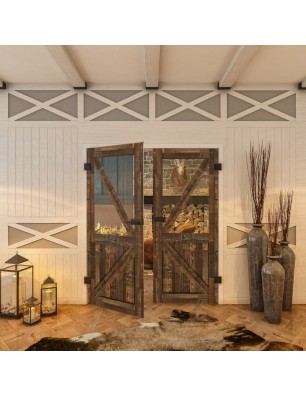 Ganzglastür - Country Altholz Astig Model 41