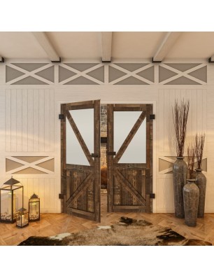 Ganzglastür - Country Altholz Astig Model 43