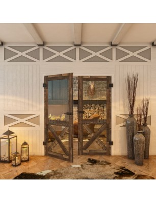 Ganzglastür - Country Altholz Astig Model 52