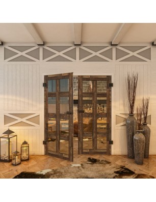 Ganzglastür - Country Altholz Astig Model 63