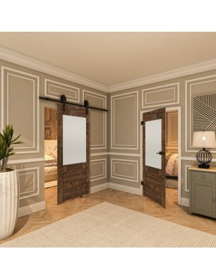 Ganzglastür - Country Altholz Astig Model 14