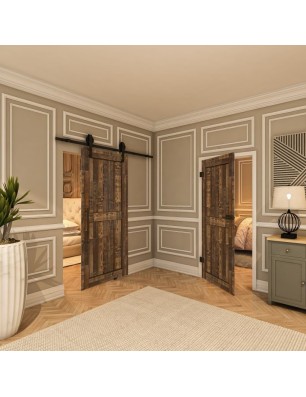 Ganzglastür - Country Altholz Astig Model 20