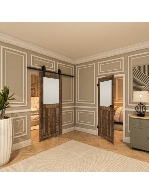 Ganzglastür - Country Altholz Astig Model 23