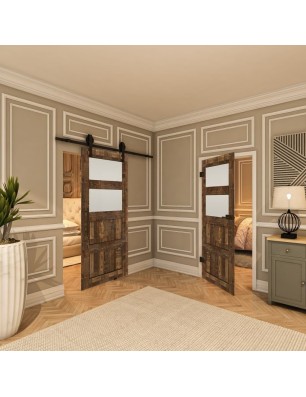 Ganzglastür - Country Altholz Astig Model 36