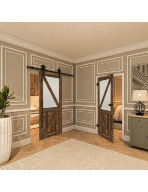 Ganzglastür - Country Altholz Astig Model 43