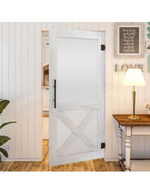 Pendeltür - Country Weiss Rustikal Model 53-modernes Zuhause