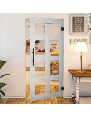 Pendeltür - Country Weiss Rustikal Model 61-modernes Zuhause