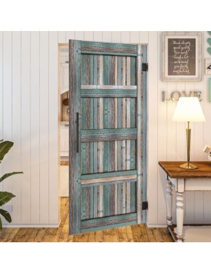 Pendeltür - Country Bunt geplankt Model 30-modernes Zuhause