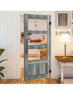 Pendeltür - Country Bunt geplankt Model 32-modernes Zuhause