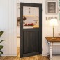 Pendeltür - Country Schwarz gebeizt Modell 21 Pendeltür - Country Schwarz gebeizt Modell 21
