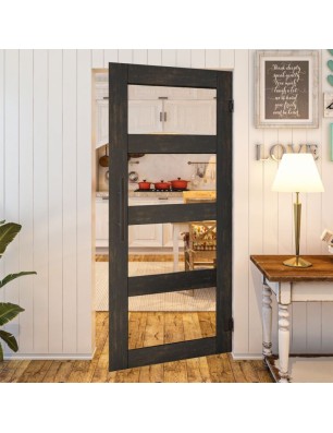 Pendeltür - Country Schwarz gebeizt Model 31