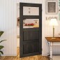 Pendeltür - Country Schwarz gebeizt Modell 33 Pendeltür - Country Schwarz gebeizt Modell 33