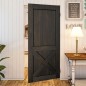 Pendeltür - Country Schwarz gebeizt Modell 50 Pendeltür - Country Schwarz gebeizt Modell 50