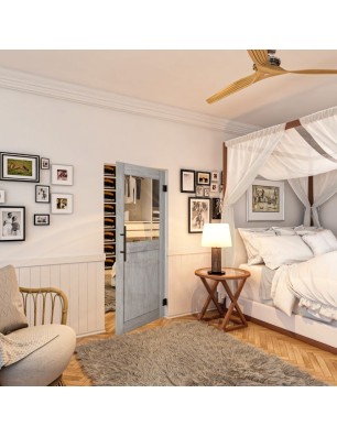 Pendeltür - Country Graueiche Model 22 - modernes Zuhause