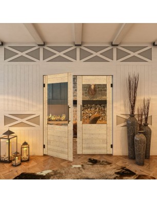 Pendeltür - Country Astkiefer Model 12 - modernes Zuhause