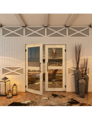 Pendeltür - Country Astkiefer Model 21 - modernes Zuhause