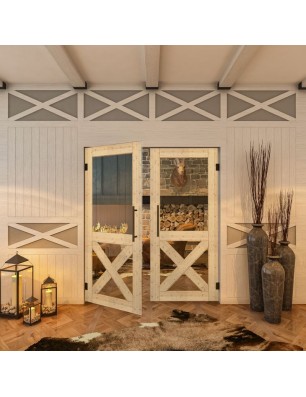 Pendeltür - Country Astkiefer Model 51 - modernes Zuhause