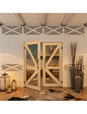 Pendeltür - Country Sonoma Eiche Model 41 - modernes Zuhause