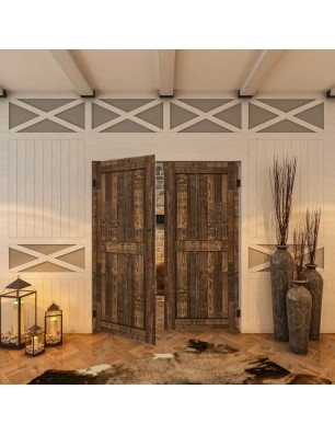 Pendeltür - Country Altholz Astig Model 20-modernes Zuhause