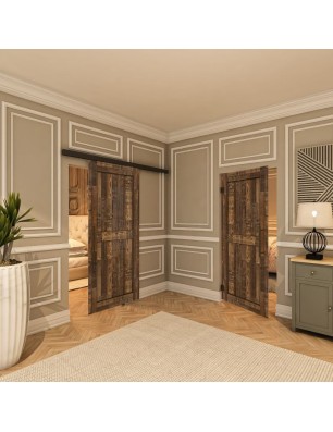 Pendeltür - Country Altholz Astig Model 20-modernes Zuhause