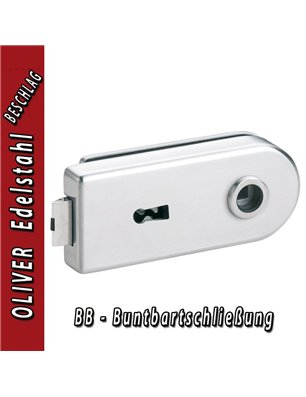 Glastürbeschlag OLIVER - Edelstahl
