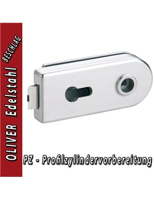 Glastürbeschlag OLIVER - Edelstahl