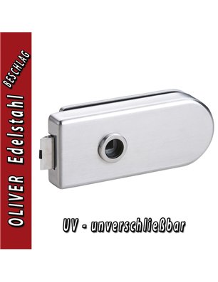 Glastürbeschlag OLIVER - Edelstahl
