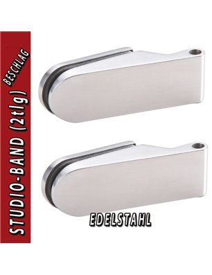 Glastürbeschlag OLIVER - Edelstahl