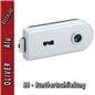 Glastürbeschlag OLIVER SET - Aluminium Glastürbeschlag OLIVER SET - Aluminium
