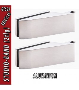 Glastürbeschlag OLIVER - Aluminium