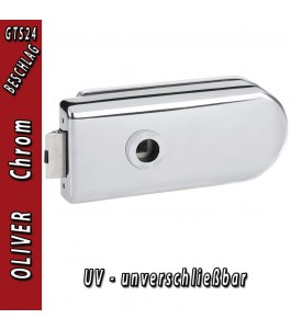 Glastürbeschlag OLIVER - CHROM