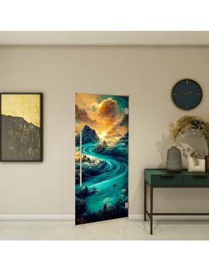 Pendeltür - Fotoprint Model 138 für ein modernes Zuhause