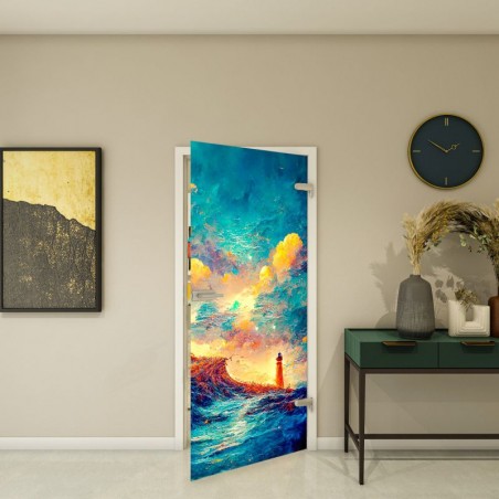 Ganzglastür - Fotoprint Model 131 für ein modernes Zuhause