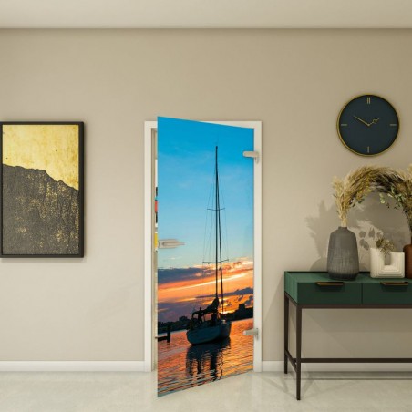 Ganzglastür - Fotoprint Model 135 für ein modernes Zuhause