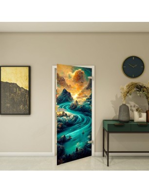 Ganzglastür - Fotoprint Model 138 für ein modernes Zuhause