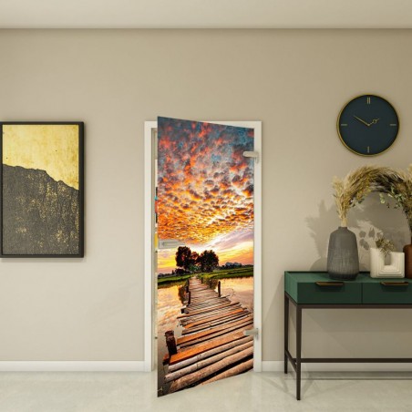 Ganzglastür - Fotoprint Model 155 für ein modernes Zuhause