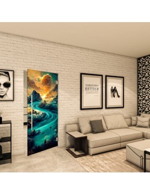 Pendeltür - Fotoprint Model 138 für ein modernes Zuhause