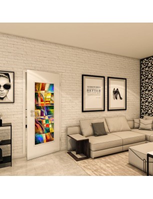 Lichtausschnitt - Fotoprint Model 12 - modernes Zuhause