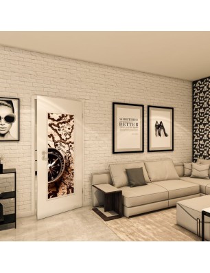 Lichtausschnitt - Fotoprint Model 163 - modernes Zuhause