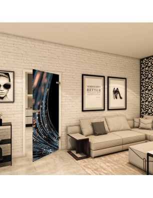 Ganzglastür - Fotoprint Model 33 für ein modernes Zuhause