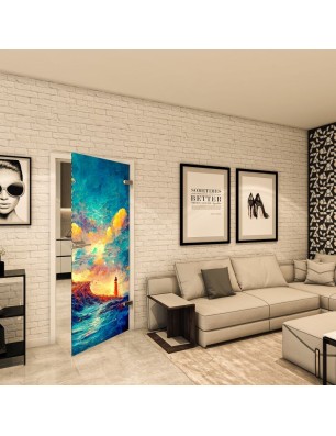 Ganzglastür - Fotoprint Model 131 für ein modernes Zuhause