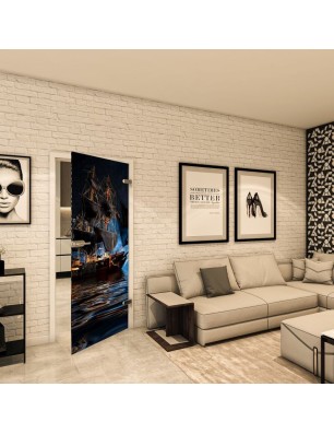 Ganzglastür - Fotoprint Model 134 für ein modernes Zuhause